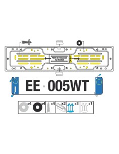 Portatarga posteriore in acciaio - Nero 2