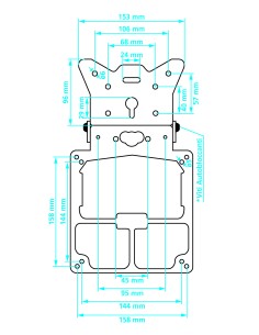 Xtreme, portatarga universale - Nero 2