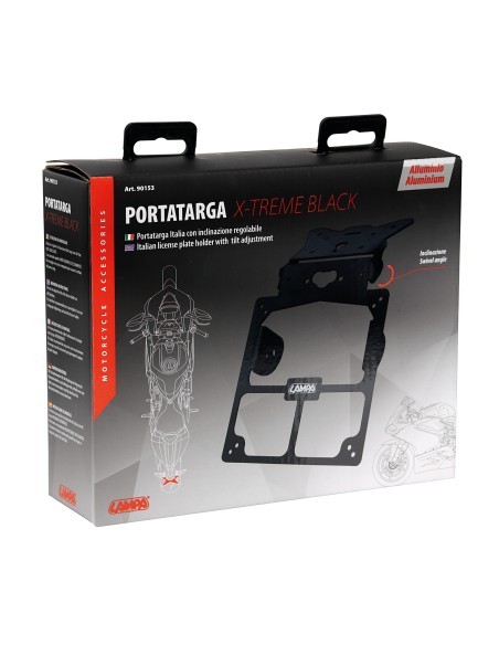 Xtreme, portatarga universale - Nero