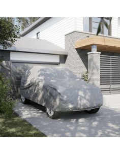 Copriauto per Fuoristrada Grigio Pieno XL Tessuto non Tessuto