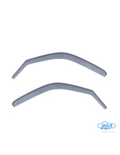 Set deflettori aria anteriori ad incastro, tipo lungo - compatibile per Jeep Cherokee (10/01 04/08)