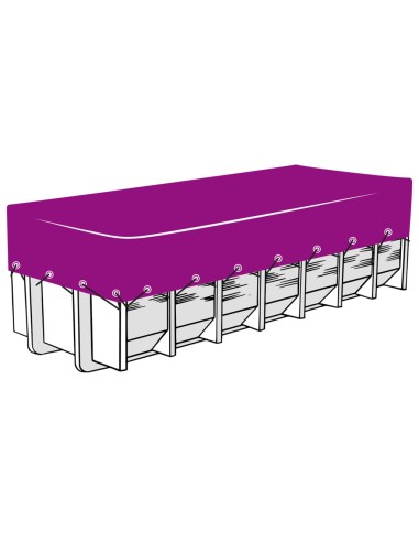 Rete per Container in HDPE 4x8 m Nera