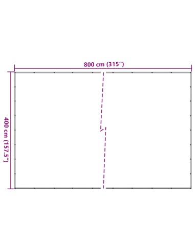 Rete per Container in HDPE 4x8 m Nera