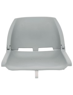 Set Sedile da Barca Pieghevole 2pz Grigio 2