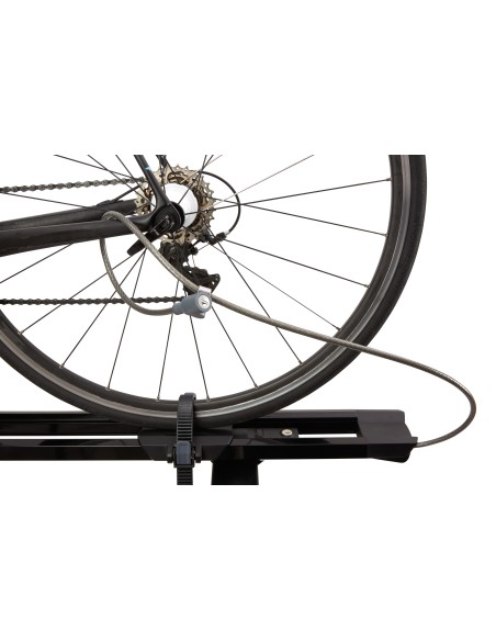 HighRoad Extended, porta bicicletta da tetto con fissaggio ruota anteriore - Nero - max 1325 mm (passo bici)