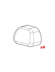 Set 4 tappi per barre Club