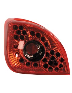 Coppia fanali posteriori LED - compatibile per  Ford Fiesta IV (8/95-1/02) - Rosso