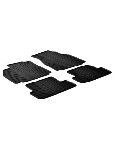 Set tappeti su misura in gomma - compatibile per  Renault Megane II 3p (10/02 10/08) -  Renault Megane II 4p (10/03 10/08) -  R