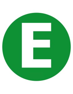 Contrassegno adesivo - E - Veicolo ecologico 2