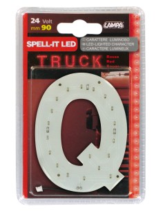 Spell-It Led, 90 mm, 24V - Rosso - Q