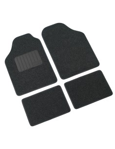 Supra, serie tappeti 4 pezzi - B - Antracite