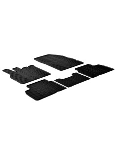 Set tappeti su misura in gomma - compatibile per  Renault Scenic 7 posti (05/09 10/16) -  Renault Scenic X-Mod 5 posti (09/09 0