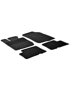 Set tappeti su misura in gomma - compatibile per  Dacia Duster (05/10 01/18)