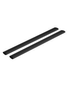 Silenzio Black, coppia barre portatutto in alluminio - L - 128 cm