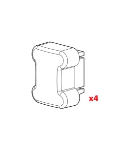 Set 4 tappi per barre Kargo