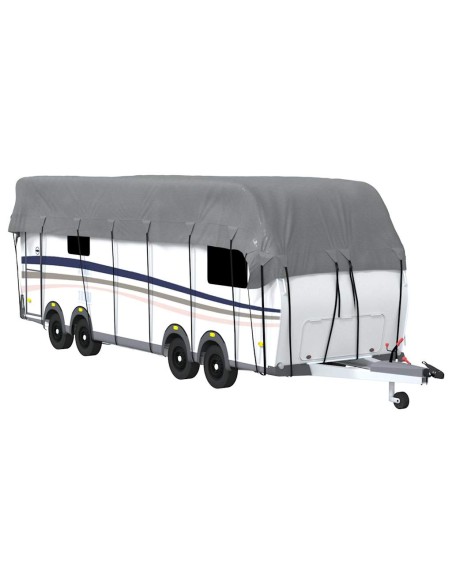 Telo per Roulotte Grigio 900x300 cm in Tessuto Non Tessuto