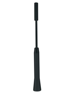 Alu-Tech, stelo antenna - Ø 5 mm - Nero