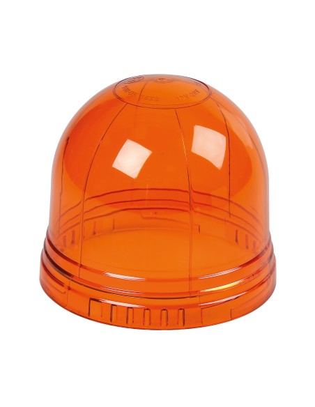 Calotta ricambio per luce di segnalazione art. 72997 / 72998 / 73007 - Ø 132 mm - Arancio