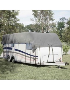 Telo per Roulotte Grigio 700x300 cm in Tessuto Non Tessuto