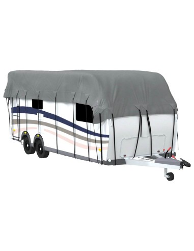 Telo per Roulotte Grigio 700x300 cm in Tessuto Non Tessuto