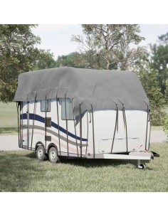 Telo per Roulotte Grigio 600x300 cm in Tessuto Non Tessuto