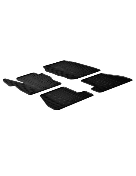 Set tappeti su misura in gomma - compatibile per  Ford Focus 5p (03/11 10/14) -  Ford Focus Wagon (06/11 10/14)