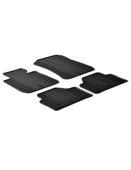 Set tappeti su misura in gomma - compatibile per  Bmw X1 (E84) (10/09 10/15)
