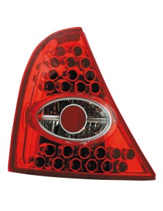 Coppia fanali posteriori LED - compatibile per  Renault Clio (4/98 ) - Rosso