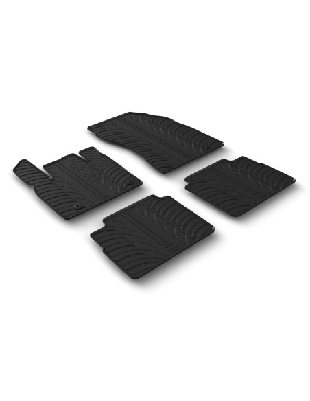 Set tappeti su misura in gomma - compatibile per  Nissan X-Trail (10/22 ) automatico, ibrida