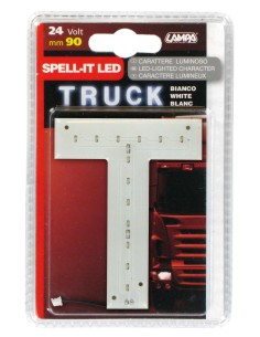Spell-It Led, 90 mm, 24V - Bianco - T