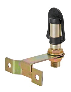 Fix-5, Staffa con perno e spinotto DIN per luce di segnalazione, attacco tubolare