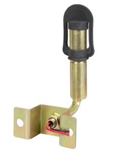 Fix-8, Staffa con perno e spinotto DIN per luce di segnalazione, attacco tubolare