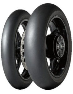 Dunlop S-Slick - 120/80-12 TL ruota posteriore, Mescola di gomma mezzo SOFT