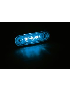 Luce decorativa - 3 Led - 12/24V - Blu 2