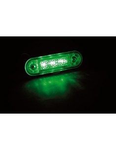 Luce decorativa - 3 Led - 12/24V - Verde 2