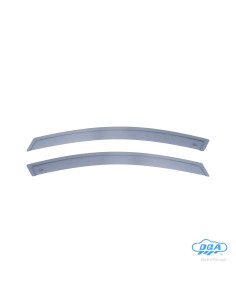 Set deflettori aria anteriori adesivi - compatibile per Ford Fiesta 5p (09/08 05/17)