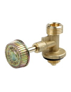 Rubinetto per bombola, uscita W20x1/14” sinistro maschio, attacco M16x1.5 maschio