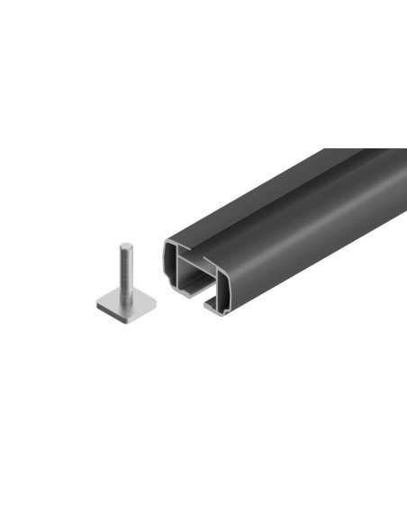 Helio Black Rail, set completo barre portatutto in alluminio - XL - Evos RA