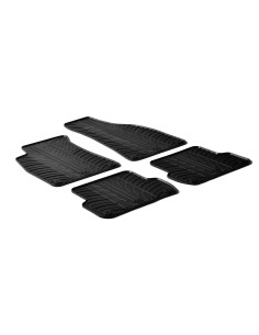 Set tappeti su misura in gomma - compatibile per  Audi A4 4p (01/01 10/07) -  Audi A4 Avant (09/01 04/08) -  Audi A4 Cabrio (05