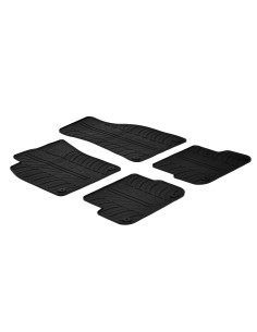 Set tappeti su misura in gomma - compatibile per  Audi A6 4p (09/04 03/11)