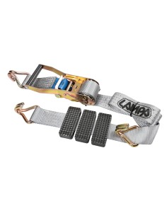 Nastro tensore con cricchetto per bisarca, gancio singolo - 3200 Kg - 5x250 cm