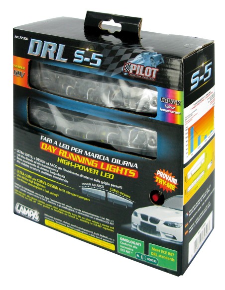 Fari a Led per marcia diurna - DRL S-5 - 12V