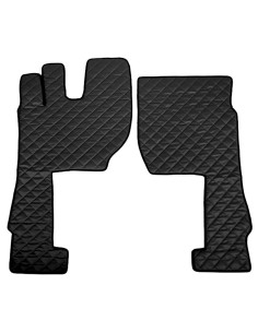 Coppia tappeti in Skeentex - Nero - compatibile per Volvo FH Serie 4 (09/12 05/21)  - Volvo FH Serie 5 (06/21 )  - Volvo FH Aer