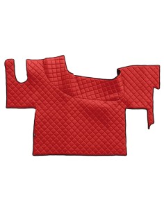 Tappeto unico in Skeentex - Rosso - compatibile per Renault T (06/13 ) no tunnel