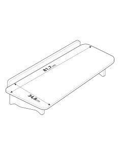Tavolino per cruscotto - Passeggero - compatibile per Scania R Serie 7 - New Generation (11/16 )  - Scania S Serie 7 - New Gene 2