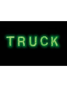 Spell-It Led, 90 mm, 24V - Verde - A 2