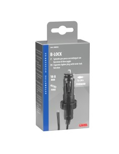 B-Lock, Spinotto per presa accendisigari con funzione di bloccaggio - 12/24V 2
