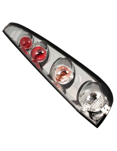 Coppia fanali posteriori - compatibile per  Ford Fiesta V (11/01-12/05) - Cromo