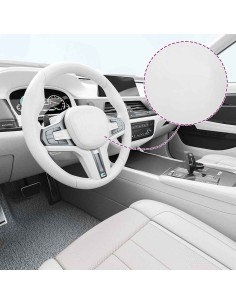 Pellicole per Auto 2 pz 4D Bianco 100x150 cm+50x150 cm