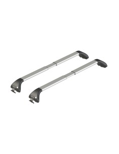 Snap Alu In-Rail, set completo barre portatutto telescopiche in alluminio - L - K2